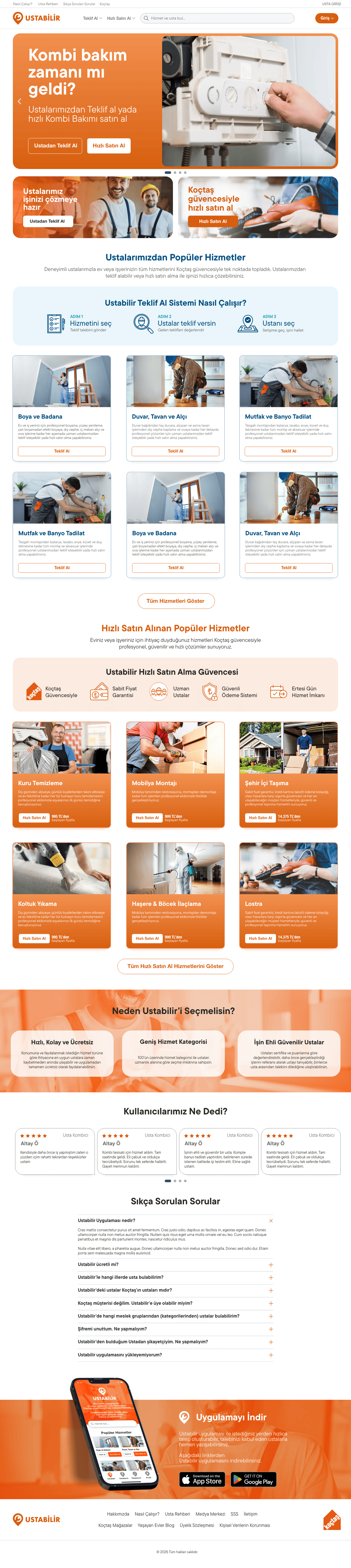 Koçtaş Ustabilir, Niffob, reklam ajansı, dijital ajans, Gürkan Bayındır, Web and Mobil UI/UX<br>...